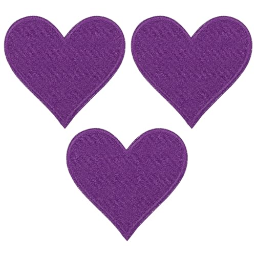 PATIKIL Aufbügelbare Aufnäher 3 Packung Herz Form Aufnäher Bestickte Aufnäher Liebe Applikationen Verzierungen für Kleidung Jacken Hut Rucksack Reparieren Dekorationen Lila PATIKIL Aufbügelbare Aufnäher 3 Packung Herz Form Aufnäher Bestickte Aufnäher Liebe Applikationen Verzierungen für Kleidung Jacken Hut Rucksack Reparieren Dekorationen Lila von PATIKIL