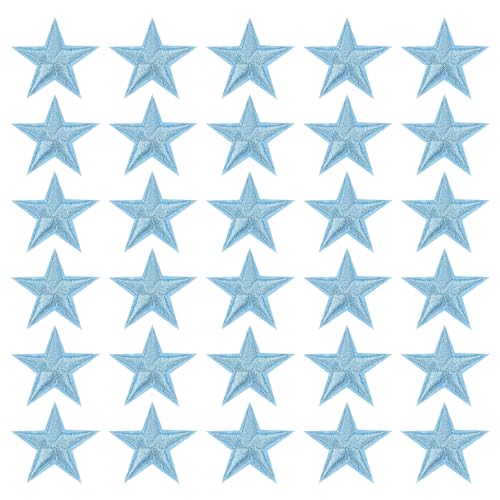 PATIKIL Aufbügelbare Aufnäher 33 Packung 5 Stern Aufnäher Bestickte Aufnäher Applikationen Verzierungen für Kleidung Jacken Hut Rucksack Reparieren Dekorationen Himmel Blau PATIKIL Aufbügelbare Aufnäher 33 Packung 5 Stern Aufnäher Bestickte Aufnäher Applikationen Verzierungen für Kleidung Jacken Hut Rucksack Reparieren Dekorationen Himmel Blau von PATIKIL