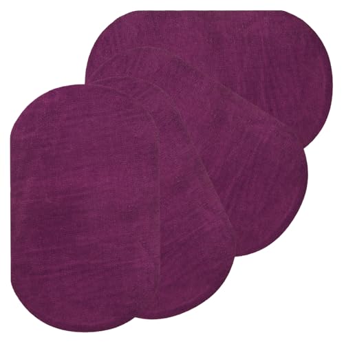 PATIKIL Aufbügelbare Patches 4Stk 7x4" Ellbogen Knie Samt Patches Reparatur Patches Kit für Kleidung Hosen Hemden Jacken Ausbessern und Dekorieren Lila PATIKIL Aufbügelbare Patches 4Stk 7x4" Ellbogen Knie Samt Patches Reparatur Patches Kit für Kleidung Hosen Hemden Jacken Ausbessern und Dekorieren Lila von PATIKIL