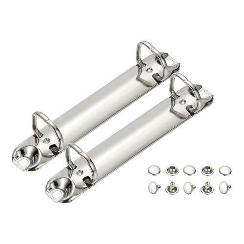 PATIKIL B7 2-Loch-Ringbinder-Mechanismen, 2er-Set 0,63" D-Ring-Ersatzbinder-Planer-Lose-Blatt-Bindungsspulen für Organisatoren DIY-Füllpapier-Aufbewahrungsordner-Zubehör, 20mm Silberton PATIKIL B7 2-Loch-Ringbinder-Mechanismen, 2er-Set 0,63" D-Ring-Ersatzbinder-Planer-Lose-Blatt-Bindungsspulen für Organisatoren DIY-Füllpapier-Aufbewahrungsordner-Zubehör, 20mm Silberton von PATIKIL