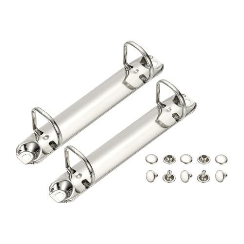 PATIKIL B7 2-Loch-Ringbinder-Mechanismen, 2er-Set 0,79" D-Ring-Ersatzbinder-Planer-Lose-Blatt-Bindungsspulen für Organisatoren DIY-Füllpapier-Aufbewahrungsordner-Zubehör, 20mm Silberton PATIKIL B7 2-Loch-Ringbinder-Mechanismen, 2er-Set 0,79" D-Ring-Ersatzbinder-Planer-Lose-Blatt-Bindungsspulen für Organisatoren DIY-Füllpapier-Aufbewahrungsordner-Zubehör, 20mm Silberton von PATIKIL