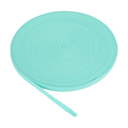 PATIKIL Baumwollband Baumwolle Gurtband 15mm x 45m, Schrägband Baumwoll Nahtband Köperband Saumband Stoffband Webband Ribbon zum Nähen für DIY Basteln Stricken Verpackungen, Azurblau PATIKIL Baumwollband Baumwolle Gurtband 15mm x 45m, Schrägband Baumwoll Nahtband Köperband Saumband Stoffband Webband Ribbon zum Nähen für DIY Basteln Stricken Verpackungen, Azurblau von PATIKIL