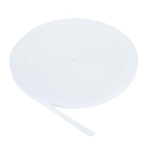PATIKIL Baumwollband Baumwolle Gurtband 15mm x 45m, Schrägband Baumwoll Nahtband Köperband Saumband Stoffband Webband Ribbon zum Nähen für DIY Basteln Stricken Verpackungen, Beigeweiß PATIKIL Baumwollband Baumwolle Gurtband 15mm x 45m, Schrägband Baumwoll Nahtband Köperband Saumband Stoffband Webband Ribbon zum Nähen für DIY Basteln Stricken Verpackungen, Beigeweiß von PATIKIL