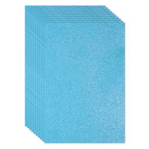PATIKIL Blau Glänzender EVA Glitzer-Schaumstoffbogen 40x30 cm 2mm dick mit Rückseitigem Kleber Glitzer EVA Glitzer-Filz für Bastelprojekte DIY, 10 Stück PATIKIL Blau Glänzender EVA Glitzer-Schaumstoffbogen 40x30 cm 2mm dick mit Rückseitigem Kleber Glitzer EVA Glitzer-Filz für Bastelprojekte DIY, 10 Stück von PATIKIL