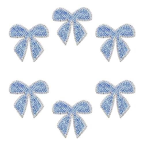 PATIKIL Bogen Strass-Patches, 6 Stück Bogenform Nähen/Aufbügeln Applikation Strass Applikation Glitzer Kristall Patches für Schuhe Kleidung Hosen Taschen Hüte Hemden DIY Handwerk, Blau PATIKIL Bogen Strass-Patches, 6 Stück Bogenform Nähen/Aufbügeln Applikation Strass Applikation Glitzer Kristall Patches für Schuhe Kleidung Hosen Taschen Hüte Hemden DIY Handwerk, Blau von PATIKIL