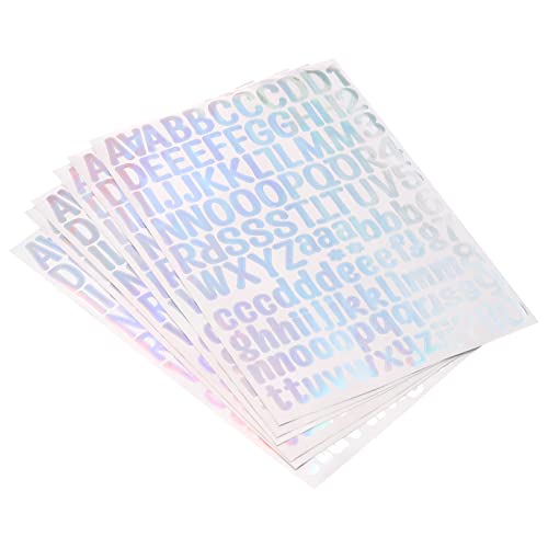 PATIKIL Buchstaben Nummer Aufkleber Silber 1" Reflektierende Etiketten Selbstklebende Vinyl Aufkleber für Klassenzimmer Organisation Schild Tür Adresse 8 Blätter, 126 Zählung/Blatt PATIKIL Buchstaben Nummer Aufkleber Silber 1" Reflektierende Etiketten Selbstklebende Vinyl Aufkleber für Klassenzimmer Organisation Schild Tür Adresse 8 Blätter, 126 Zählung/Blatt von PATIKIL