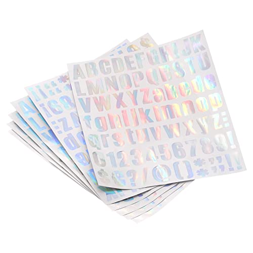 PATIKIL Buchstaben Nummer Aufkleber Silber 1" Reflektierende Etiketten Selbstklebende Vinyl Aufkleber für Klassenzimmer Organisation Schild Tür Adresse 8 Blätter, 81 Zählung/Blatt PATIKIL Buchstaben Nummer Aufkleber Silber 1" Reflektierende Etiketten Selbstklebende Vinyl Aufkleber für Klassenzimmer Organisation Schild Tür Adresse 8 Blätter, 81 Zählung/Blatt von PATIKIL