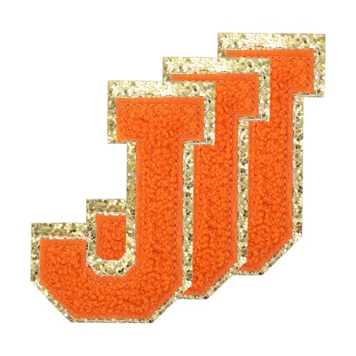 PATIKIL Buchstaben zum Aufbügeln Aufnäher 3,3 Zoll, 3 Stück Aufbügel Patches Goldrand Bestickte Sticker Bügelflicken für Kleidung DIY Rucksäcke Hüte Dekoration, Gelb Buchstabe-J PATIKIL Buchstaben zum Aufbügeln Aufnäher 3,3 Zoll, 3 Stück Aufbügel Patches Goldrand Bestickte Sticker Bügelflicken für Kleidung DIY Rucksäcke Hüte Dekoration, Gelb Buchstabe-J von PATIKIL