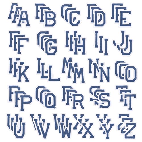 PATIKIL Bügelbuchstaben, 78 Stück bestickte Buchstaben A-Z zum Aufnähen oder Aufbügeln auf Kleidung, Rucksäcken, Hüten DIY-Zubehör, Tiefblau 2 Zoll Höhe PATIKIL Bügelbuchstaben, 78 Stück bestickte Buchstaben A-Z zum Aufnähen oder Aufbügeln auf Kleidung, Rucksäcken, Hüten DIY-Zubehör, Tiefblau 2 Zoll Höhe von PATIKIL