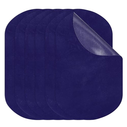 PATIKIL Bügelflicken 11 x 18 cm, 6er Pack ovale Ellenbogenflicken Knie-Reparaturflicken Wildleder Stoffapplikationen für Hemd Jeans Jacke Kleidung Reparatur Dekorationsset, Blau PATIKIL Bügelflicken 11 x 18 cm, 6er Pack ovale Ellenbogenflicken Knie-Reparaturflicken Wildleder Stoffapplikationen für Hemd Jeans Jacke Kleidung Reparatur Dekorationsset, Blau von PATIKIL