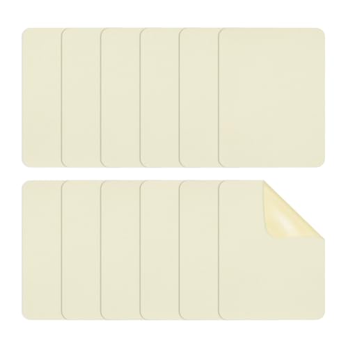 PATIKIL Bügelflicken 95 x 125mm, 12er Pack Stoffreparaturflicken Baumwolle Bügelflicken zum Reparieren und Dekorieren von Kleidung, Beige PATIKIL Bügelflicken 95 x 125mm, 12er Pack Stoffreparaturflicken Baumwolle Bügelflicken zum Reparieren und Dekorieren von Kleidung, Beige von PATIKIL