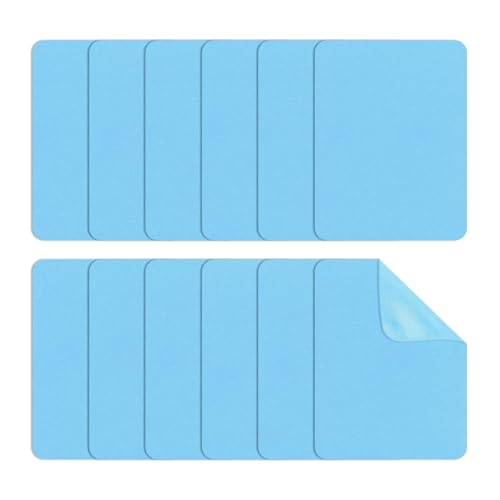 PATIKIL Bügelflicken 95 x 125mm, 12er Pack Stoffreparaturflicken Baumwolle Bügelflicken zum Reparieren und Dekorieren von Kleidung, Hellblau PATIKIL Bügelflicken 95 x 125mm, 12er Pack Stoffreparaturflicken Baumwolle Bügelflicken zum Reparieren und Dekorieren von Kleidung, Hellblau von PATIKIL