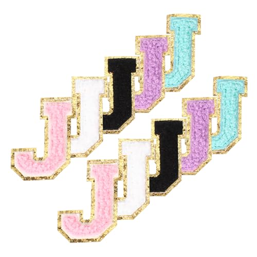 PATIKIL Chenille Buchstaben Patches, 10 Stück Aufbügeln Buchstaben Patch Buchstaben Gestickter Patch Glitzer Applikation für Hut Jacke Kleidung Taschen DIY Dekoration Rucksack, Buchstabe J PATIKIL Chenille Buchstaben Patches, 10 Stück Aufbügeln Buchstaben Patch Buchstaben Gestickter Patch Glitzer Applikation für Hut Jacke Kleidung Taschen DIY Dekoration Rucksack, Buchstabe J von PATIKIL
