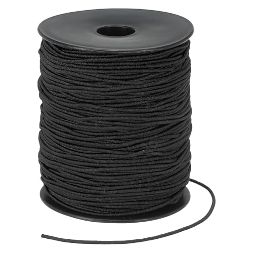 PATIKIL Dehnbarer Faden für Armbänder 109 Yards / 100m, 1,5 mm Elastikband für Schmuckherstellung, Halsketten, Perlen und Bastelarbeiten DIY, Schwarz PATIKIL Dehnbarer Faden für Armbänder 109 Yards / 100m, 1,5 mm Elastikband für Schmuckherstellung, Halsketten, Perlen und Bastelarbeiten DIY, Schwarz von PATIKIL