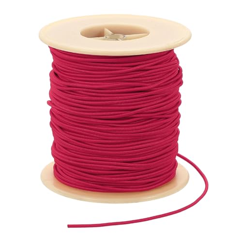 PATIKIL Gummikordel 77 Yards / 70 M, 2 mm Dehnbarer Faden für Armbänder Elastikband für Schmuckherstellung, Halsketten, Perlen und Bastelarbeiten DIY, Dunkelrot PATIKIL Gummikordel 77 Yards / 70 M, 2 mm Dehnbarer Faden für Armbänder Elastikband für Schmuckherstellung, Halsketten, Perlen und Bastelarbeiten DIY, Dunkelrot von PATIKIL