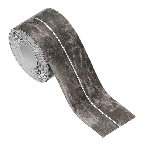 PATIKIL Dichtungsband Selbstklebend, PVC Toilettenabdichtungsstreifen Badewannenabdichtungsstreifen Klebeband für Badezimmer Küchenarbeitsplatte, Ink Painting (3,8 cm x 3,2 m) von PATIKIL