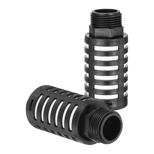 PATIKIL Druckluft-Schalldämpfer G 1, 2er Pack Kunststoff-Luftkompressor-Auspuff-Schalldämpferfilter Luftmagnetventil-Schalldämpferpassung für Automatisierungs-Pneumatikausrüstung, Schwarz PATIKIL Druckluft-Schalldämpfer G 1, 2er Pack Kunststoff-Luftkompressor-Auspuff-Schalldämpferfilter Luftmagnetventil-Schalldämpferpassung für Automatisierungs-Pneumatikausrüstung, Schwarz von PATIKIL