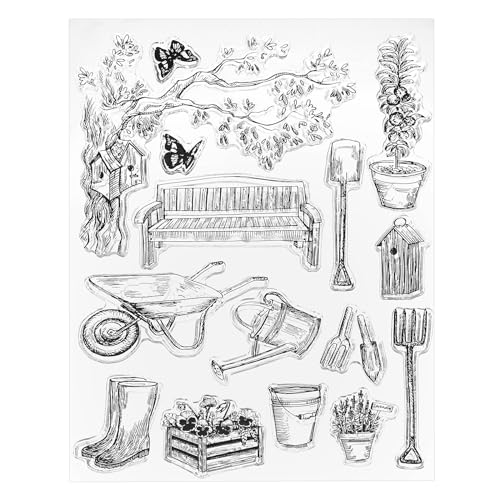 PATIKIL Durchsichtige Silikonstempel, 1 Stück T1925 Farm Clear Stamps für Kartenherstellung Dekoration DIY Scrapbooking Prägung Album Dekor Handwerk, Durchsichtig PATIKIL Durchsichtige Silikonstempel, 1 Stück T1925 Farm Clear Stamps für Kartenherstellung Dekoration DIY Scrapbooking Prägung Album Dekor Handwerk, Durchsichtig von PATIKIL