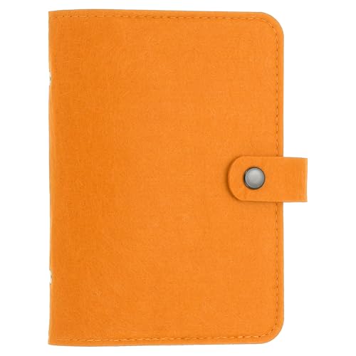 PATIKIL Ein A6-Notizbuch-Binder, 6-Ring-Filz-Loose-Leaf-Binder-Cover, nachfüllbarer Rundring-Binder mit Tasche für Füllerpapier, Budget-Binder-Journal-Tagebuch-Zubehör, Orange PATIKIL Ein A6-Notizbuch-Binder, 6-Ring-Filz-Loose-Leaf-Binder-Cover, nachfüllbarer Rundring-Binder mit Tasche für Füllerpapier, Budget-Binder-Journal-Tagebuch-Zubehör, Orange von PATIKIL