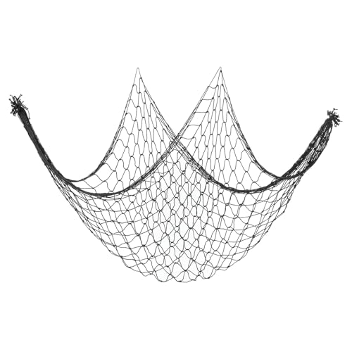 PATIKIL Fischernetz Dekor, 200 cm x 100 cm Mediterrane Stil Fotografie Dekoration Natürliches Fischernetz Party Zubehör für Zuhause Schlafzimmer, Schwarz PATIKIL Fischernetz Dekor, 200 cm x 100 cm Mediterrane Stil Fotografie Dekoration Natürliches Fischernetz Party Zubehör für Zuhause Schlafzimmer, Schwarz von PATIKIL