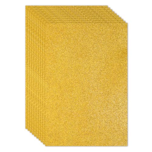 PATIKIL Gelbes glänzendes EVA-Glitzer-Schaumstoffblatt 11 x 8 Zoll 2 mm dick Glitzer-EVA-Filz für Bastelprojekte DIY, 10 Stück PATIKIL Gelbes glänzendes EVA-Glitzer-Schaumstoffblatt 11 x 8 Zoll 2 mm dick Glitzer-EVA-Filz für Bastelprojekte DIY, 10 Stück von PATIKIL