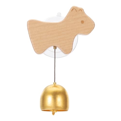 PATIKIL Geschäftsglocke, Holztürklingel Hängende Türklingel Glöckchen Tier Metalltürklingel mit Saugnapf für die Geschäftseröffnung beim Betreten der Dekoration, Hund PATIKIL Geschäftsglocke, Holztürklingel Hängende Türklingel Glöckchen Tier Metalltürklingel mit Saugnapf für die Geschäftseröffnung beim Betreten der Dekoration, Hund von PATIKIL