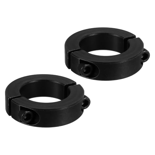 PATIKIL Geteilte Stellringe 35mm Langweilige 57mm OD 15mm Dicke, 2er Pack 45#Aluminiumlegierung Tiefenanschlagringe Klemm mit Gewindestift für die Maschinenbauindustrie, Schwarz PATIKIL Geteilte Stellringe 35mm Langweilige 57mm OD 15mm Dicke, 2er Pack 45#Aluminiumlegierung Tiefenanschlagringe Klemm mit Gewindestift für die Maschinenbauindustrie, Schwarz von PATIKIL