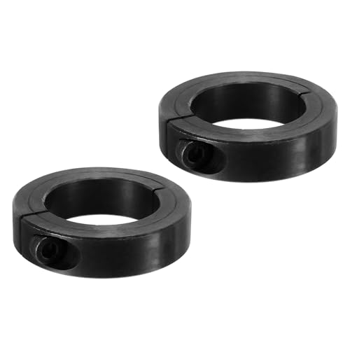PATIKIL Geteilte Stellringe 50mm Bohrung 78mm OD 19mm Dicke, 2er Pack 45#Aluminiumlegierung Tiefenanschlagringe Klemm mit Gewindestift, Schwarz PATIKIL Geteilte Stellringe 50mm Bohrung 78mm OD 19mm Dicke, 2er Pack 45#Aluminiumlegierung Tiefenanschlagringe Klemm mit Gewindestift, Schwarz von PATIKIL