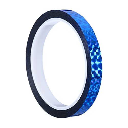 PATIKIL Glitzer Klebeband 12mm x 50m Washi Tape Holografische Selbstklebende Metallic Klebeband Reflektierender Prismenband für DIY Geschenkverpackung Party Dekoration Blau PATIKIL Glitzer Klebeband 12mm x 50m Washi Tape Holografische Selbstklebende Metallic Klebeband Reflektierender Prismenband für DIY Geschenkverpackung Party Dekoration Blau von PATIKIL