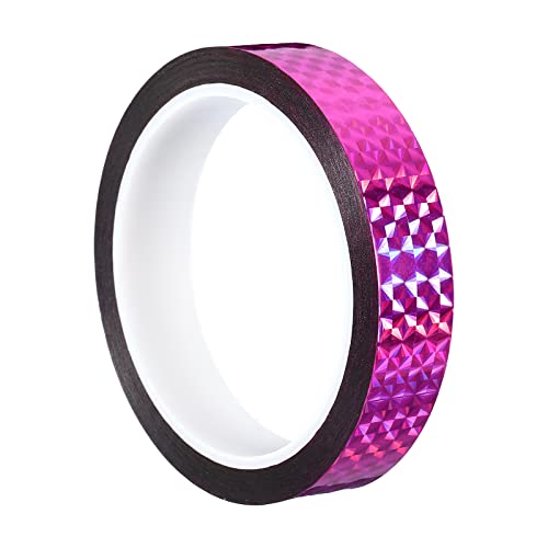 PATIKIL Glitzer Klebeband 20mm x 50m Washi Tape Holografische Selbstklebende Metallic Klebeband Reflektierender Prismenband für DIY Geschenkverpackung Party Dekoration Rosarot PATIKIL Glitzer Klebeband 20mm x 50m Washi Tape Holografische Selbstklebende Metallic Klebeband Reflektierender Prismenband für DIY Geschenkverpackung Party Dekoration Rosarot von PATIKIL