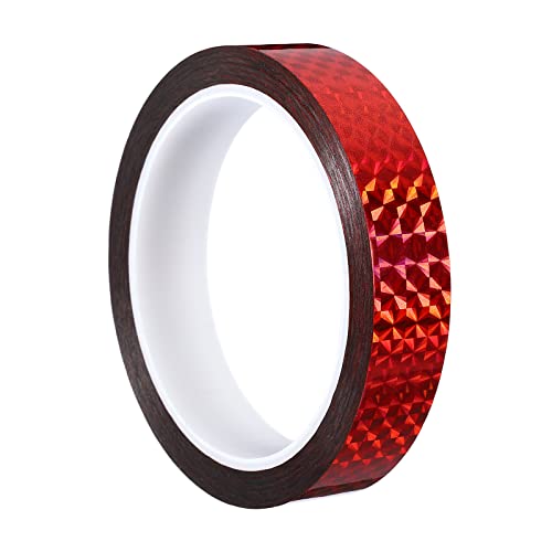 PATIKIL Glitzer Klebeband 20mm x 50m Washi Tape Holografische Selbstklebende Metallic Klebeband Reflektierender Prismenband für DIY Geschenkverpackung Party Dekoration Rotwein PATIKIL Glitzer Klebeband 20mm x 50m Washi Tape Holografische Selbstklebende Metallic Klebeband Reflektierender Prismenband für DIY Geschenkverpackung Party Dekoration Rotwein von PATIKIL