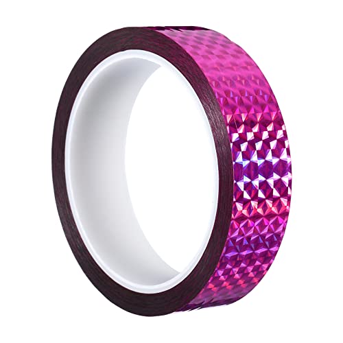 PATIKIL Glitzer Klebeband 25mm x 50m Washi Tape Holografische Selbstklebende Metallic Klebeband Reflektierender Prismenband für DIY Geschenkverpackung Party Dekoration Rosarot PATIKIL Glitzer Klebeband 25mm x 50m Washi Tape Holografische Selbstklebende Metallic Klebeband Reflektierender Prismenband für DIY Geschenkverpackung Party Dekoration Rosarot von PATIKIL