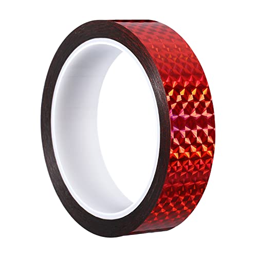 PATIKIL Glitzer Klebeband 25mm x 50m Washi Tape Holografische Selbstklebende Metallic Klebeband Reflektierender Prismenband für DIY Geschenkverpackung Party Dekoration Rotwein PATIKIL Glitzer Klebeband 25mm x 50m Washi Tape Holografische Selbstklebende Metallic Klebeband Reflektierender Prismenband für DIY Geschenkverpackung Party Dekoration Rotwein von PATIKIL