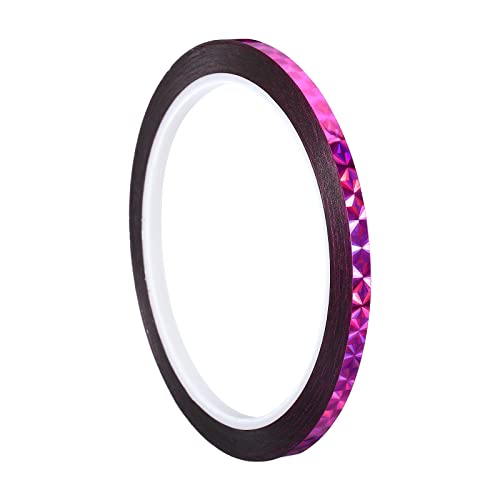 PATIKIL Glitzer Klebeband 5mm x 50m Washi Tape Holografische Selbstklebende Metallic Klebeband Reflektierender Prismenband für DIY Geschenkverpackung Party Dekoration Rosarot PATIKIL Glitzer Klebeband 5mm x 50m Washi Tape Holografische Selbstklebende Metallic Klebeband Reflektierender Prismenband für DIY Geschenkverpackung Party Dekoration Rosarot von PATIKIL