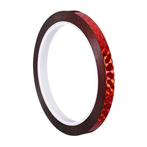 PATIKIL Glitzer Klebeband 8mm x 50m Washi Tape Holografische Selbstklebende Metallic Klebeband Reflektierender Prismenband für DIY Geschenkverpackung Party Dekoration Rotwein PATIKIL Glitzer Klebeband 8mm x 50m Washi Tape Holografische Selbstklebende Metallic Klebeband Reflektierender Prismenband für DIY Geschenkverpackung Party Dekoration Rotwein von PATIKIL