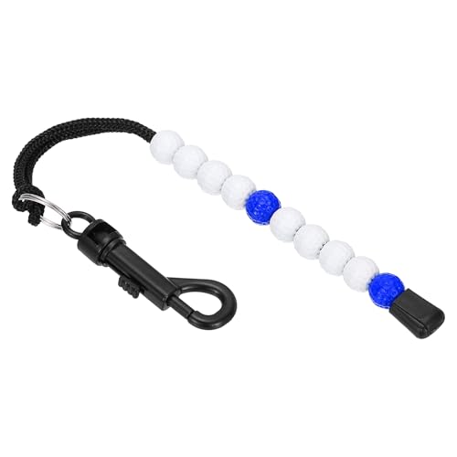 PATIKIL Golf Perlen Punkte Zähler Golf Schlag Zähler Perlen mit Clips Golf Zubehör für Frauen Männer Golfer Schläge Zähler Weiß/Blau PATIKIL Golf Perlen Punkte Zähler Golf Schlag Zähler Perlen mit Clips Golf Zubehör für Frauen Männer Golfer Schläge Zähler Weiß/Blau von PATIKIL
