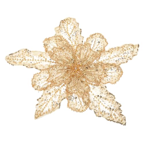 PATIKIL Handgefertigte Strass-Applikationen, Blumen-Spitzen-Patches mit Paillettenperlen zum Aufnähen von Kristall-Perlen-Spitzen-Applikationen für Hochzeitskleider, Goldton PATIKIL Handgefertigte Strass-Applikationen, Blumen-Spitzen-Patches mit Paillettenperlen zum Aufnähen von Kristall-Perlen-Spitzen-Applikationen für Hochzeitskleider, Goldton von PATIKIL