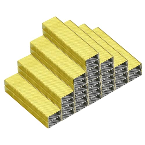 PATIKIL Heftklammern für Hefter, 2er Pack 26/6 Standard 1/4 Zoll Länge Heftklammern für Büromaterial, Gelb PATIKIL Heftklammern für Hefter, 2er Pack 26/6 Standard 1/4 Zoll Länge Heftklammern für Büromaterial, Gelb von PATIKIL