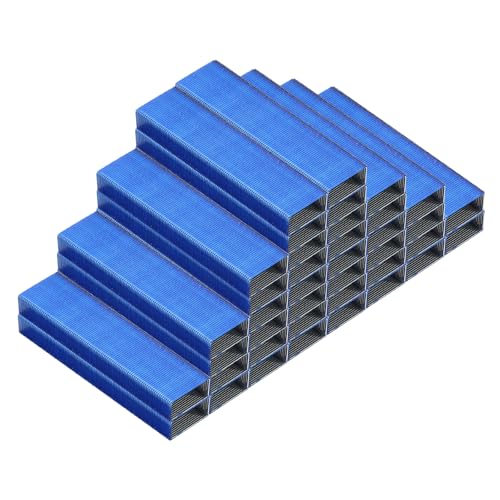 PATIKIL Heftklammern für Hefter, 8er Pack 26/6 Standard 1/4 Zoll Länge Heftklammern für Büromaterial, Blau von PATIKIL