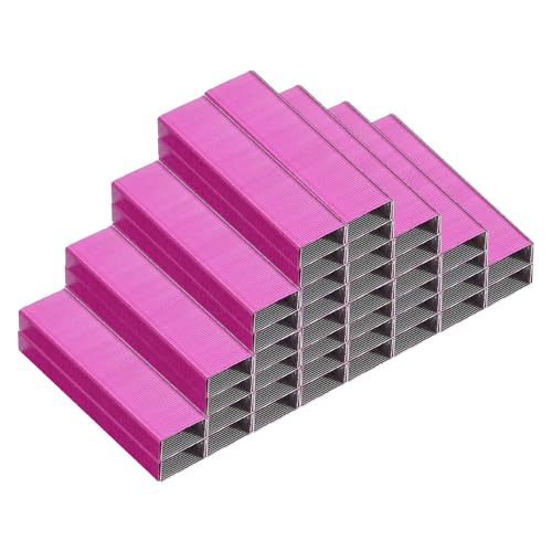 PATIKIL Heftklammern für Hefter, 8er Pack 26/6 Standard 1/4 Zoll Länge Heftklammern für Büromaterial, Rosarot PATIKIL Heftklammern für Hefter, 8er Pack 26/6 Standard 1/4 Zoll Länge Heftklammern für Büromaterial, Rosarot von PATIKIL