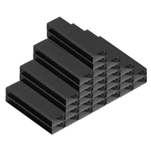 PATIKIL Heftklammern für Tacker, 2er Pack 26/6 Standard 1/4 Zoll Länge Heftklammern für Büromaterial, Schwarz PATIKIL Heftklammern für Tacker, 2er Pack 26/6 Standard 1/4 Zoll Länge Heftklammern für Büromaterial, Schwarz von PATIKIL