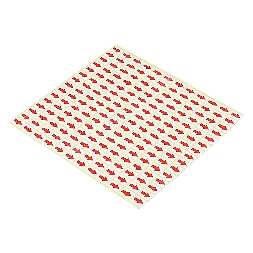 PATIKIL Klein Pfeil Aufkleber Etikett 0.35x0.5" 2 Blatt Kleber Farbe Kodierzeichen Abziehbild für Inspektion Fehler Kennzeichnung Rot PATIKIL Klein Pfeil Aufkleber Etikett 0.35x0.5" 2 Blatt Kleber Farbe Kodierzeichen Abziehbild für Inspektion Fehler Kennzeichnung Rot von PATIKIL
