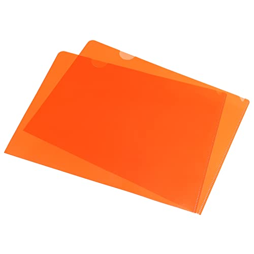 PATIKIL L Typ Ordner 24er Pack A4 Plastikmappen Projekttaschen Transparentes Papier Dokumentenhülle für Büro Mehrfarbig von PATIKIL
