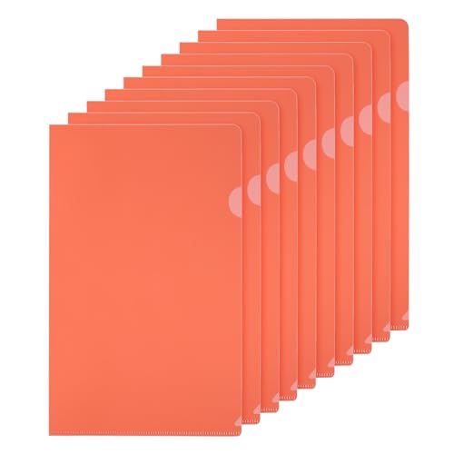 PATIKIL L-Typ Ordner 30er Pack A4 Kunststoff Aktenhüllen Transparente Dokumentenmappen für Büro, Rot PATIKIL L-Typ Ordner 30er Pack A4 Kunststoff Aktenhüllen Transparente Dokumentenmappen für Büro, Rot von PATIKIL