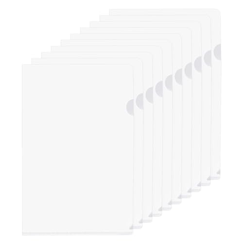 PATIKIL L-Typ Ordner 50er Pack A5 Kunststoff Aktenhüllen Transparente Dokumententaschen für Büro, Transparent PATIKIL L-Typ Ordner 50er Pack A5 Kunststoff Aktenhüllen Transparente Dokumententaschen für Büro, Transparent von PATIKIL