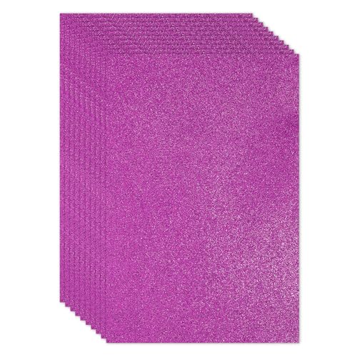 PATIKIL Lila Glänzende EVA Glitzer-Schaumstoffplatte 11 x 8 Zoll 2mm Dick Glitzernde EVA Filz für Bastelprojekte DIY, 10 Stück PATIKIL Lila Glänzende EVA Glitzer-Schaumstoffplatte 11 x 8 Zoll 2mm Dick Glitzernde EVA Filz für Bastelprojekte DIY, 10 Stück von PATIKIL
