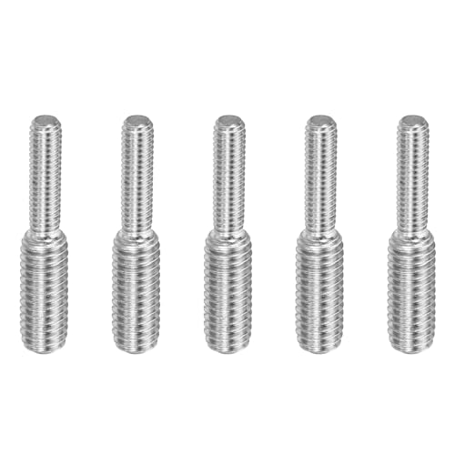 PATIKIL M4*M6*30 Doppelt-Endgewindebolzen, 5er Packung 304 Edelstahl Stangenbolzen Gewinde Reduzieradapter für Möbelbeschläge, 31mm lang PATIKIL M4*M6*30 Doppelt-Endgewindebolzen, 5er Packung 304 Edelstahl Stangenbolzen Gewinde Reduzieradapter für Möbelbeschläge, 31mm lang von PATIKIL