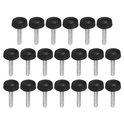 PATIKIL M4x20mm Lampenhalterung Decke 20 Packung Außengewinde Rund Klemmen Schrauben Knöpfe Hand Griffbolzen Montage Verschlüsse für Beleuchtung Möbel Hardware Schwarz PATIKIL M4x20mm Lampenhalterung Decke 20 Packung Außengewinde Rund Klemmen Schrauben Knöpfe Hand Griffbolzen Montage Verschlüsse für Beleuchtung Möbel Hardware Schwarz von PATIKIL