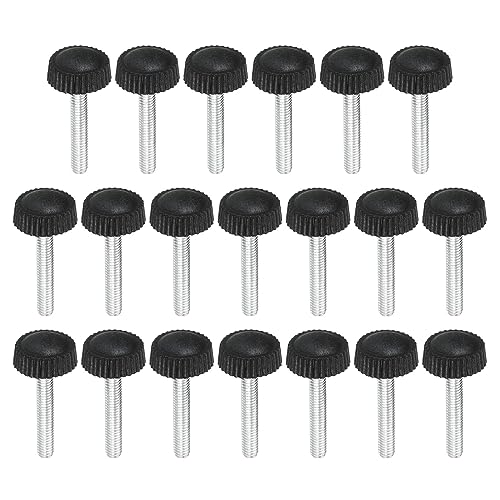 PATIKIL M4x25mm Lampenhalterung Decke 20 Packung Außengewinde Rund Klemmen Schrauben Knöpfe Hand Griffbolzen Montage Verschlüsse für Beleuchtung Möbel Hardware Schwarz PATIKIL M4x25mm Lampenhalterung Decke 20 Packung Außengewinde Rund Klemmen Schrauben Knöpfe Hand Griffbolzen Montage Verschlüsse für Beleuchtung Möbel Hardware Schwarz von PATIKIL