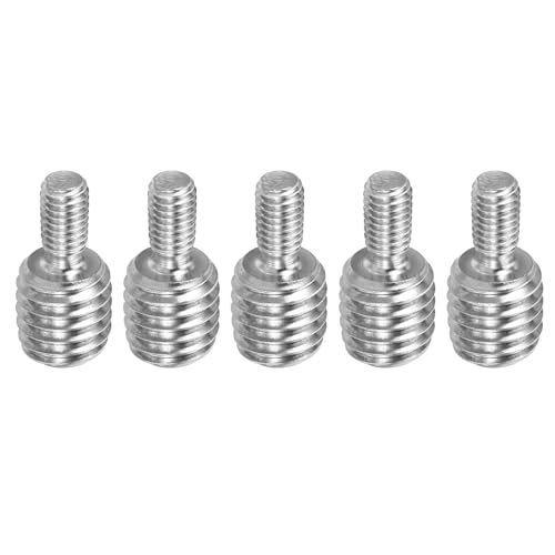 PATIKIL M5*M10*20 Doppeltgewindebolzen, 5er Packung 304 Edelstahl Stangenbolzen Gewinde Reduzieradapter für Möbelbeschläge, 21mm lang PATIKIL M5*M10*20 Doppeltgewindebolzen, 5er Packung 304 Edelstahl Stangenbolzen Gewinde Reduzieradapter für Möbelbeschläge, 21mm lang von PATIKIL